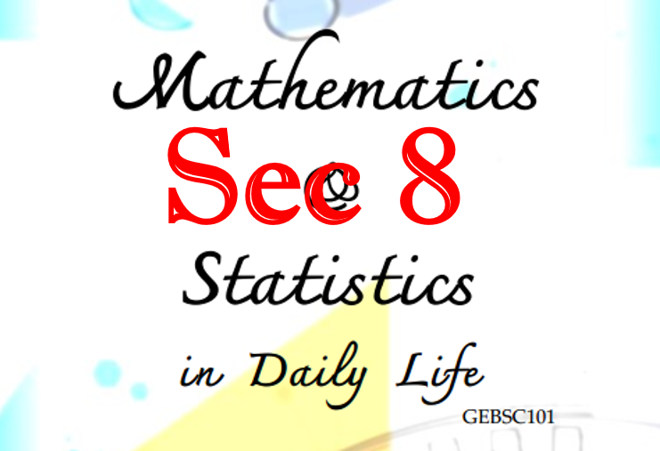 คณิตศาสตร์และสถิติในชีวิตประจำวัน_Sec8 / Mathematics and Statistics in Daily Life